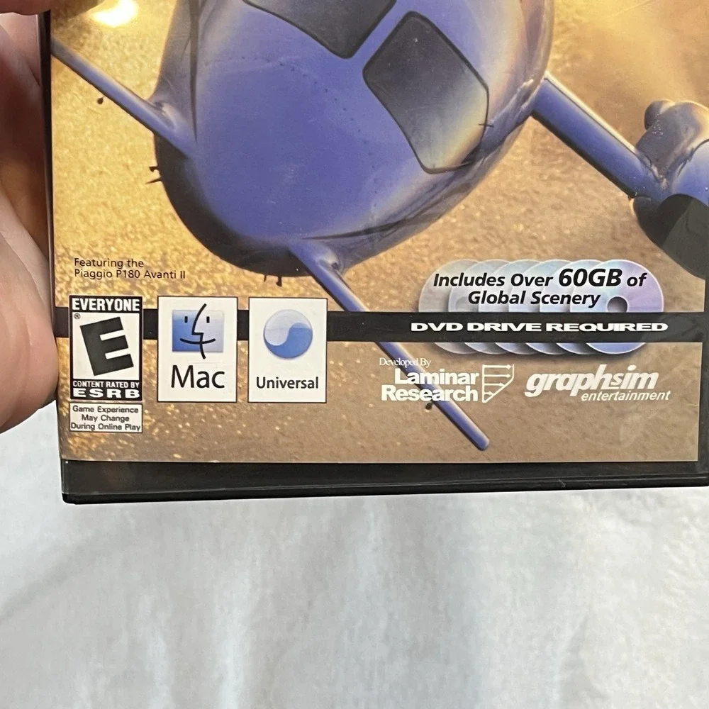 X-Plane 9 Flight Simulation PC Dvd Rom Software 2008 6 Discs - Disc 1 is MISSING